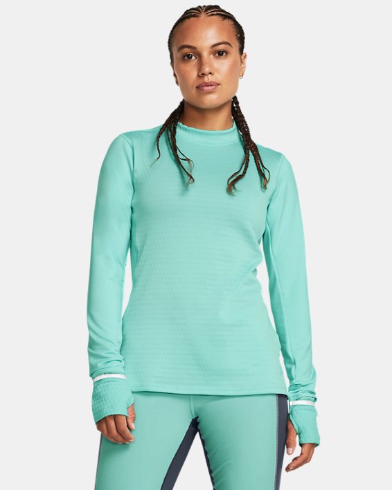 Women's UA Qualifier Cold Long Sleeve in Blue image number 0